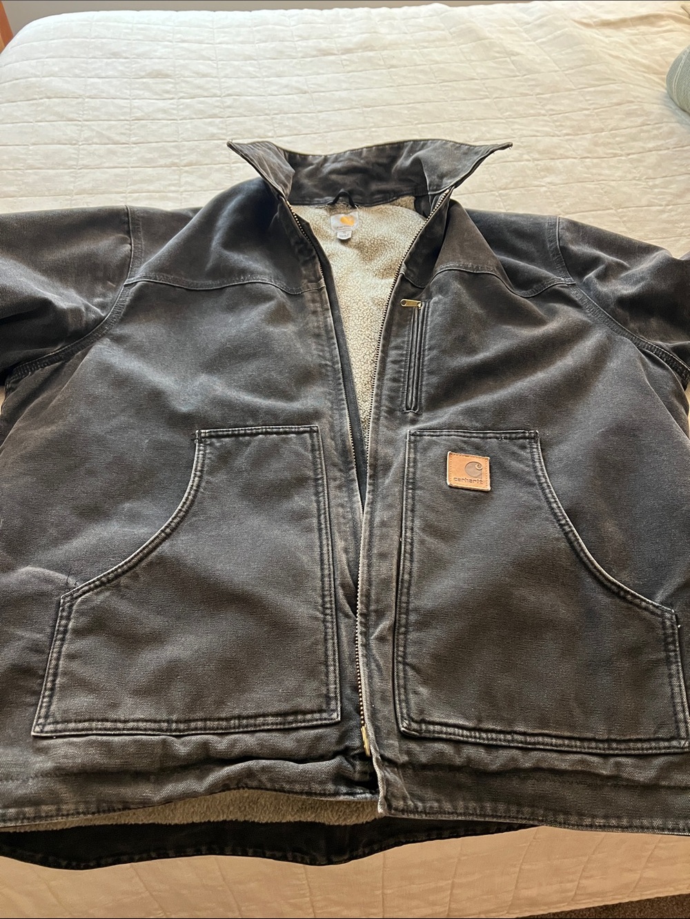Carhartt, men’s vintage Sherpa lined chore coat